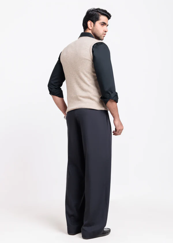 N-Stone-V-Neck Sando Sweater (671-14) - 3