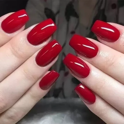 Cherry Red Nail Polish designed for easy application at home