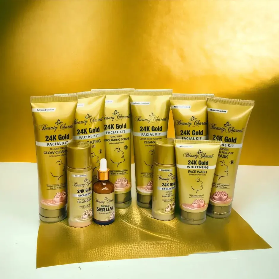 Professional 24K Gold Whitening Facial Kit