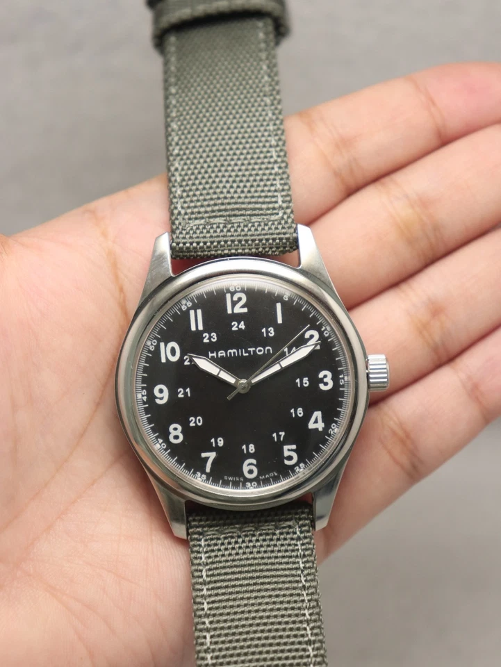 Vintage Hamilton 40 mm Manual Winding Swiss Movement Men's Watch. - 3