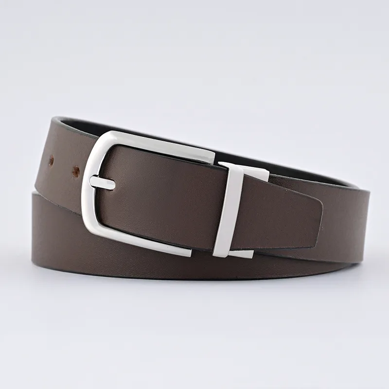 2-in-1 Reversible Leather Belt - 3
