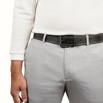 KOS ALANZO 02-MEN-BLACK-REVERSIBLE BELT - 4