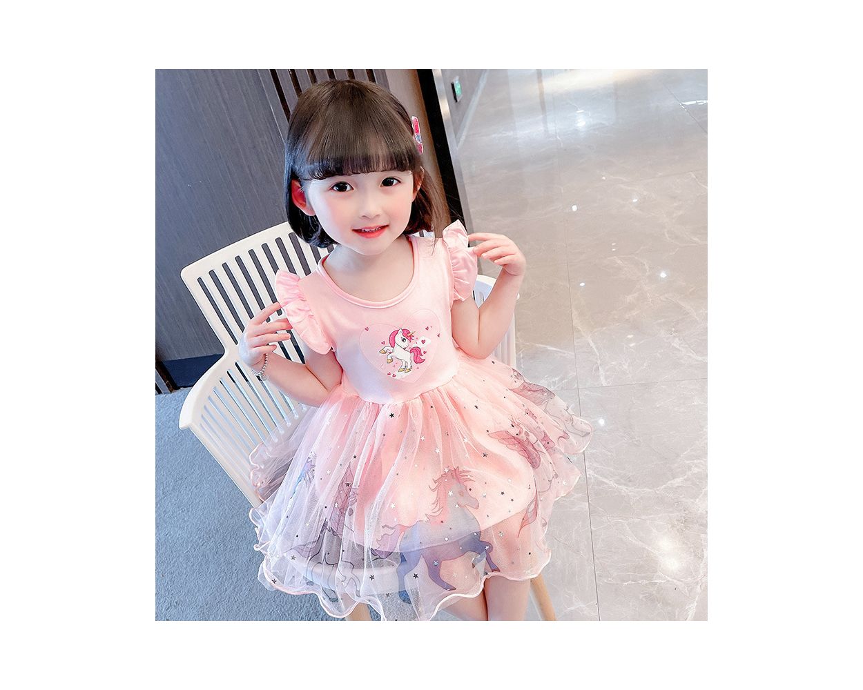 Stylish Barbie Frock For Girls - 2