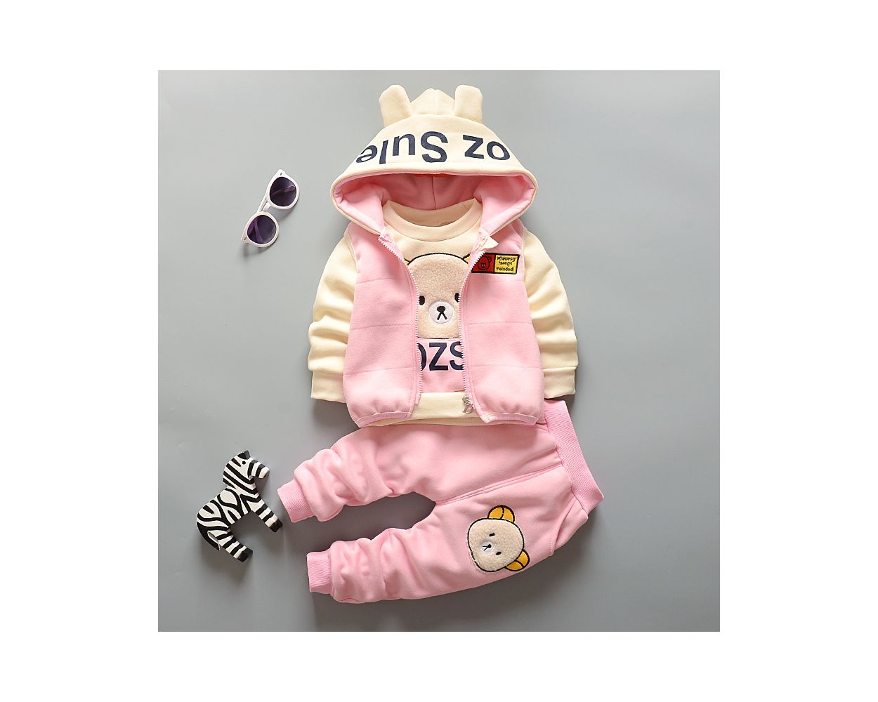 Charming Pink Winter Wear For Kids