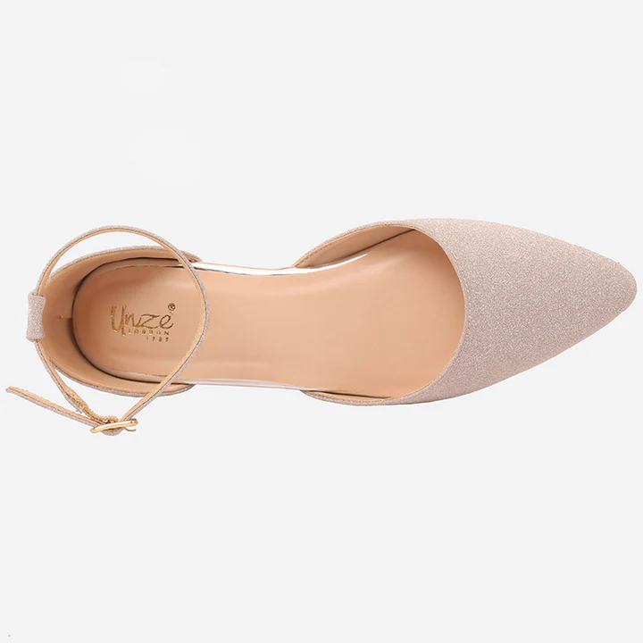 Women Harley Ballet Flats Ankle Strap Dress Shoes Sandals - 4