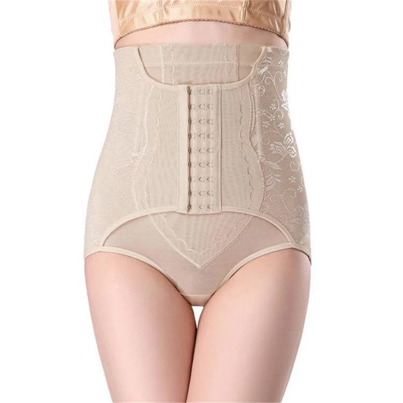 Women Shapewear Slimming Seamless Body Shaping Pants Shapewear Corset High Waist Underwear - 2