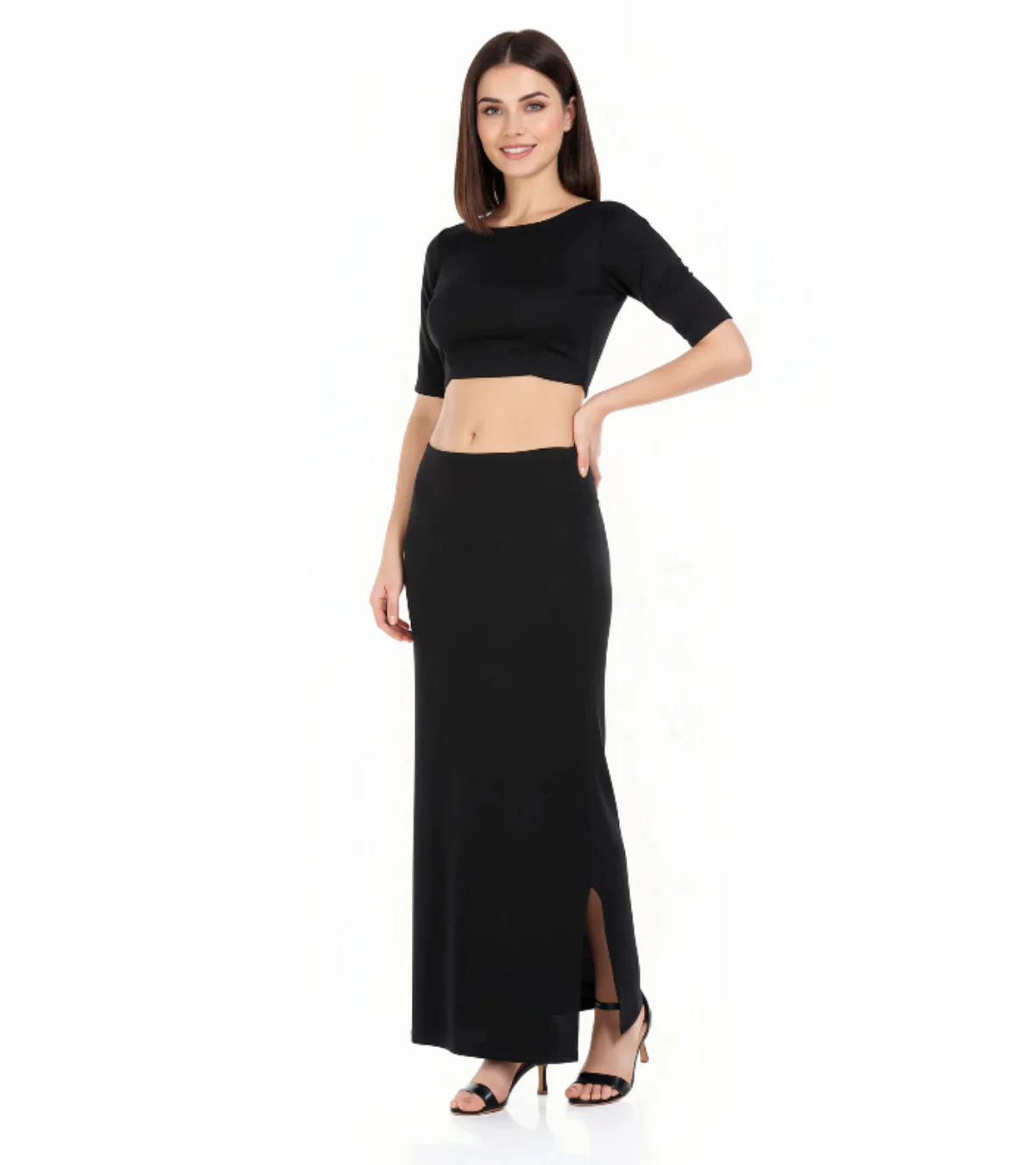 Stretchable Saree Shapewear – Black