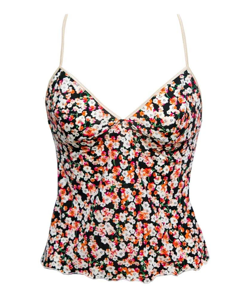 Pack of 3 Flowers Printed Fancy Casual Wear Camisole - 2