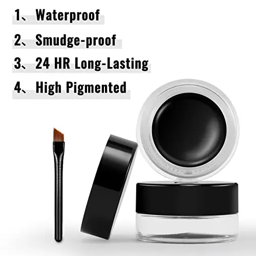 Waterproof Cream Eyeliner Gel Pot - 3