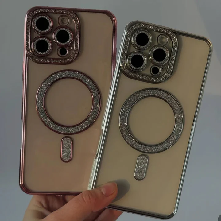 Sparkle Magsafe Crystal Clear Case - 4