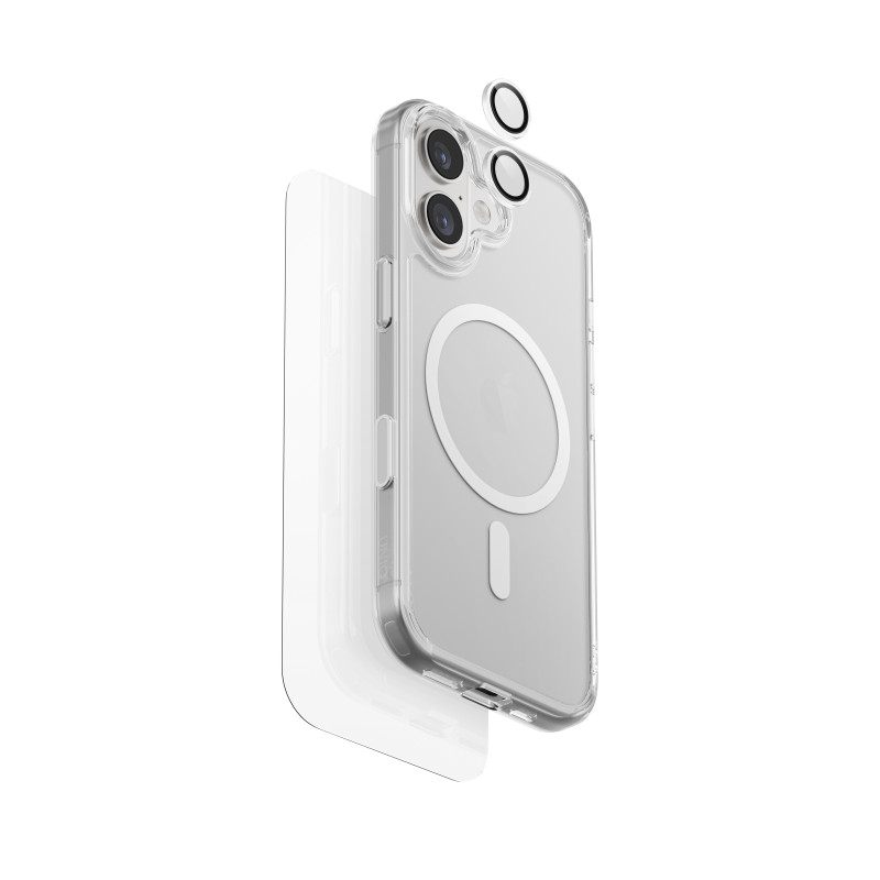 3 in 1 ClearVue 360 Essential Bundle Pack for iPhone 17 by Uniq - Clear - 2