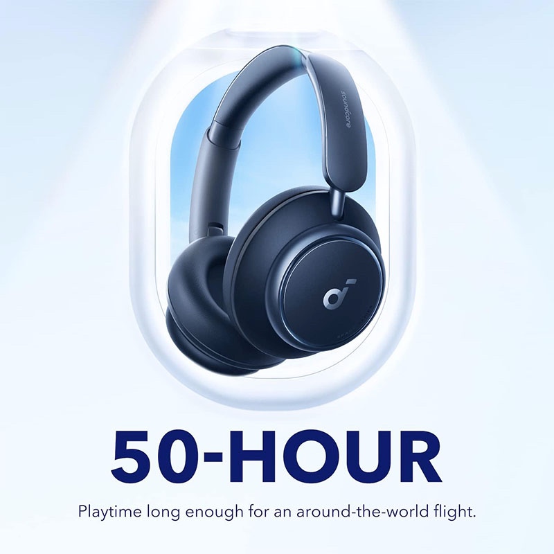 Anker Soundcore Space Q45 Adaptive Active Noise Cancelling Headphones - Blue - 2