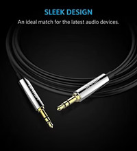 Anker 3.5 mm Male To Male Audio Cable Black - 3