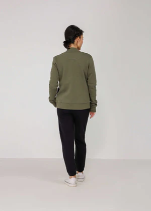 Women's Bomber Jacket WTJW21123-GN12 - 3