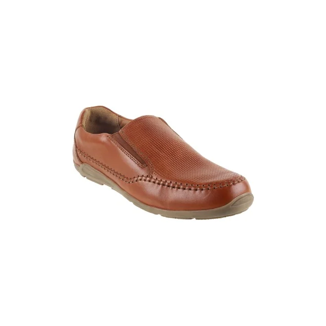 Men Tan Casual Loafers - 2