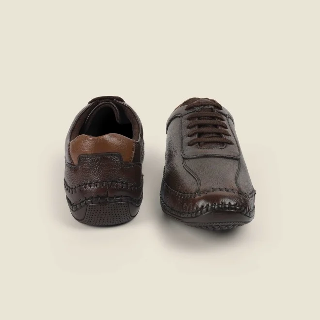 Men Brown Casual Lace Up - 2