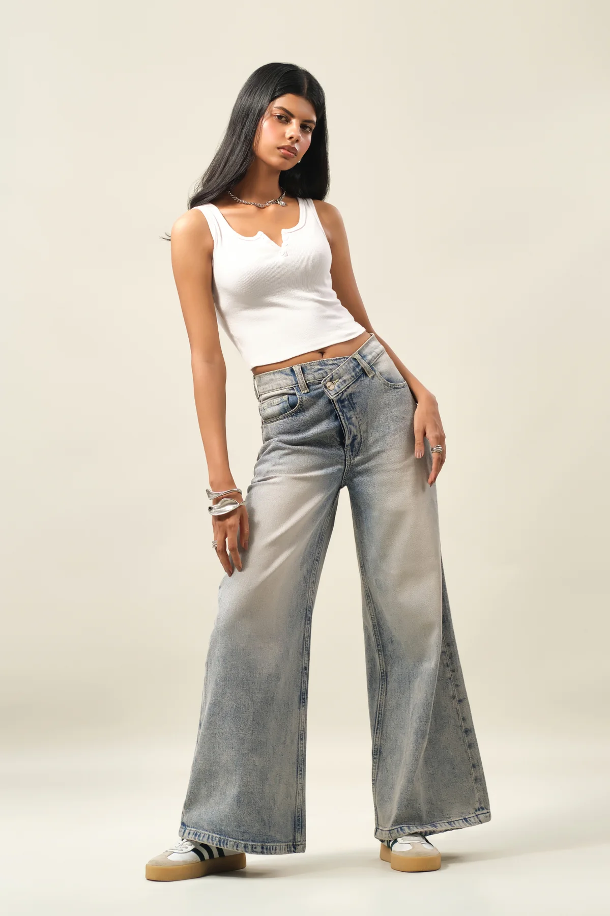 Aria Criss Cross Wide Leg - 2