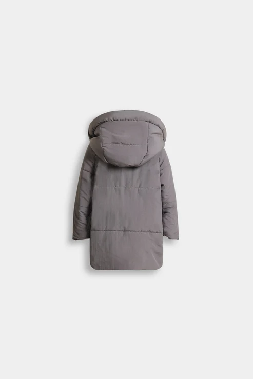 Puffer Jacket With Hood - 3