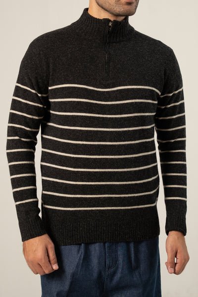 DESIGNER ZIPPER SWEATER