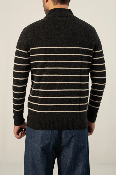 DESIGNER ZIPPER SWEATER - 4