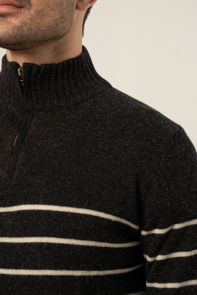 DESIGNER ZIPPER SWEATER - 3