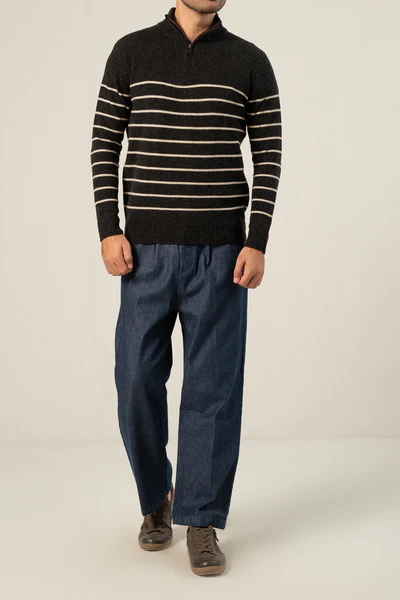 DESIGNER ZIPPER SWEATER - 2