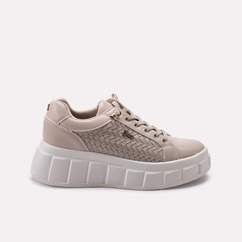 Women Sneaker Shoes Fawn - 3