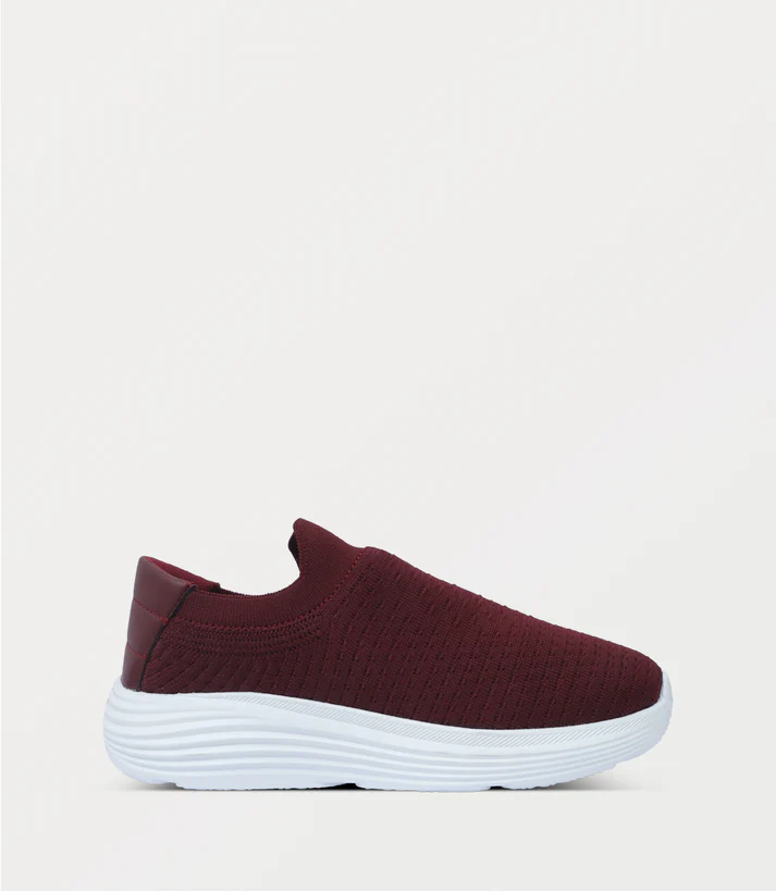 Women Sneaker-MAROON - 2