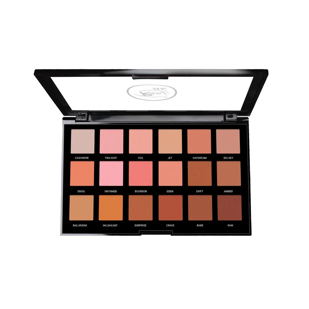 HD Flawless 18-in-1 Eyeshadow Palette for Professional Makeup - 2