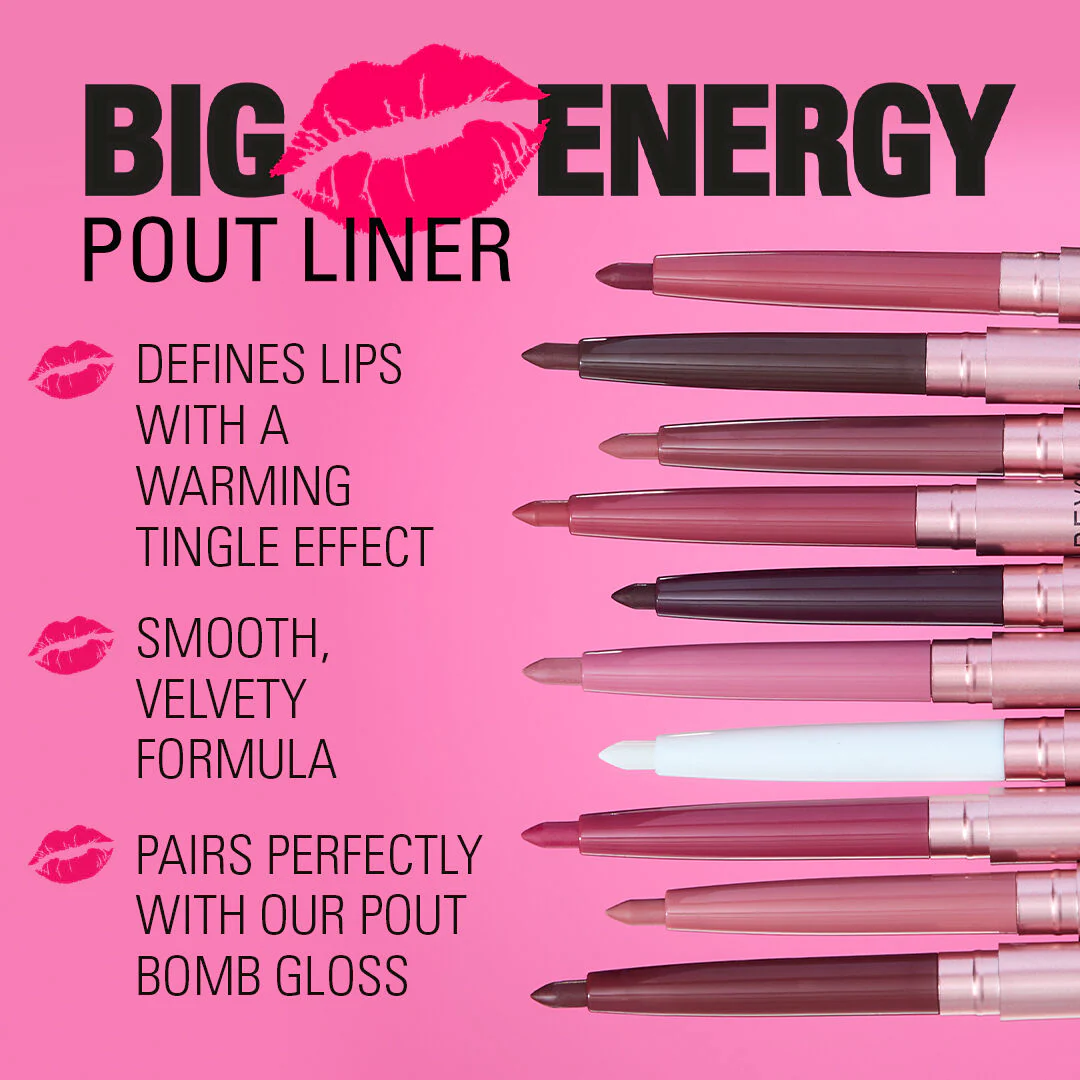 Pout Bomb Plumping Lip Liner Burnt Cherry Red - 3