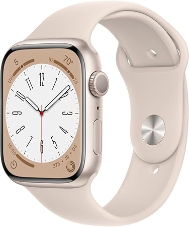 Apple Watch Series 8 GPS 45mm Starlight Aluminum (Renewed) - 2