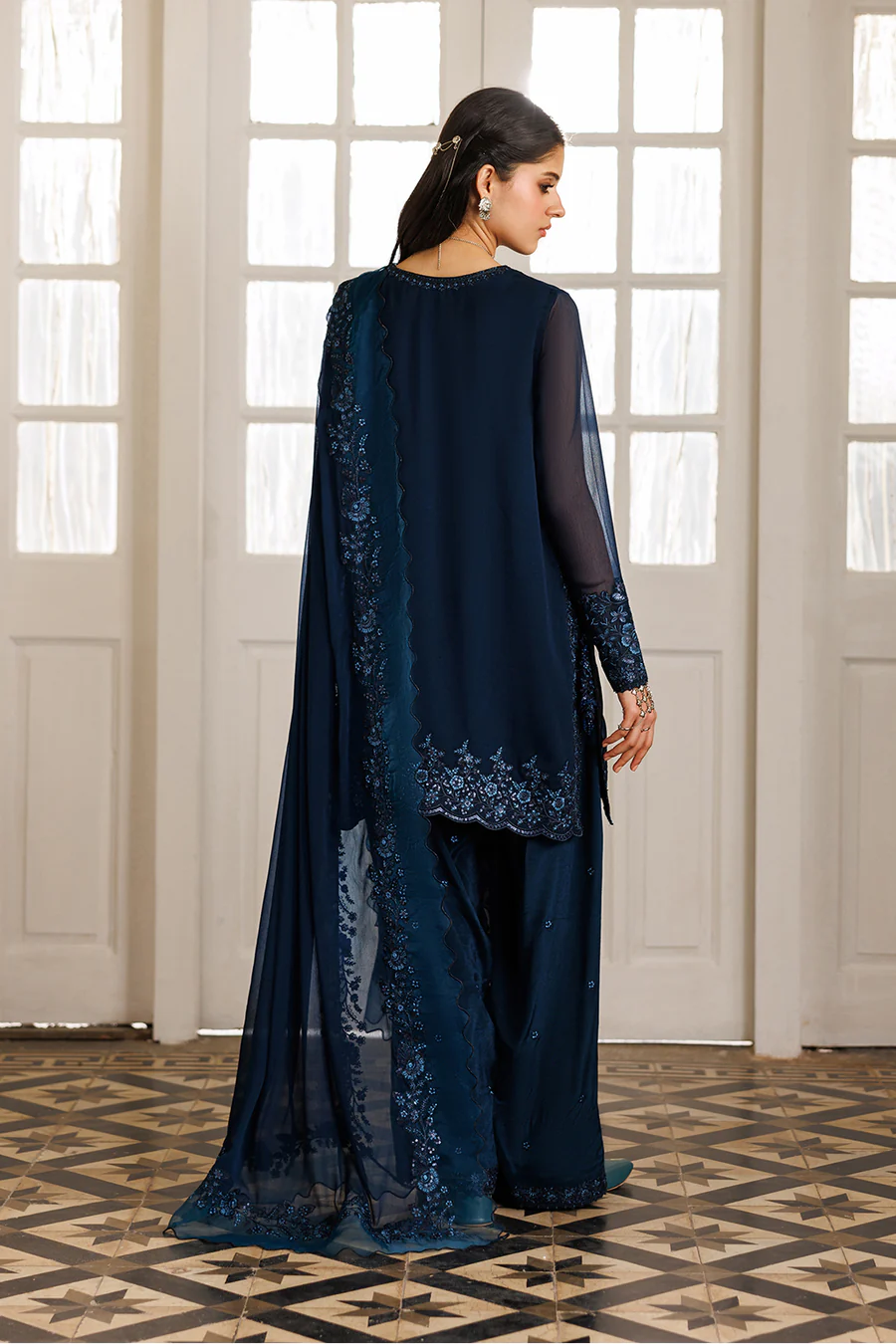 CC-94 Embroidered Chiffon - 4