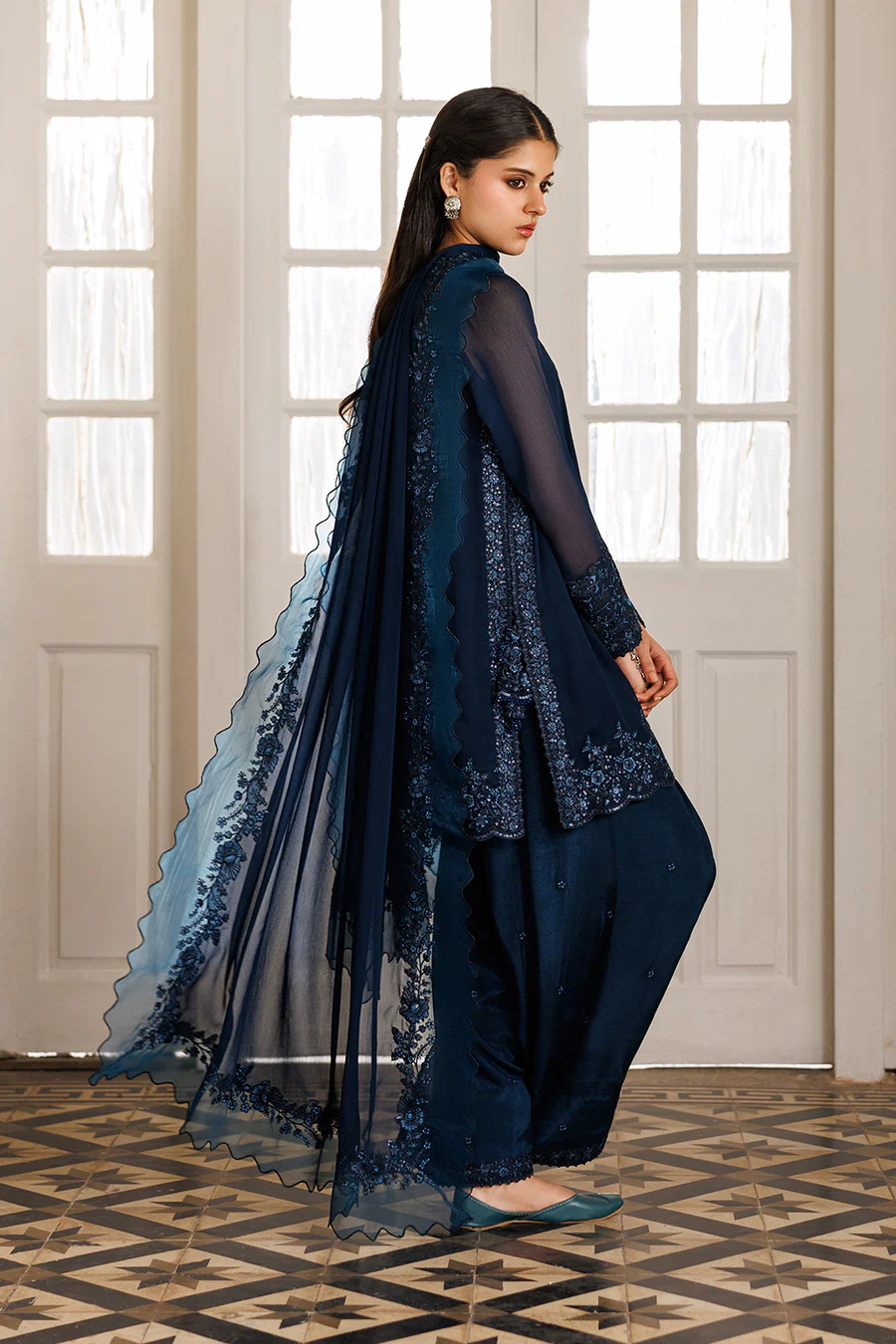 CC-94 Embroidered Chiffon - 3