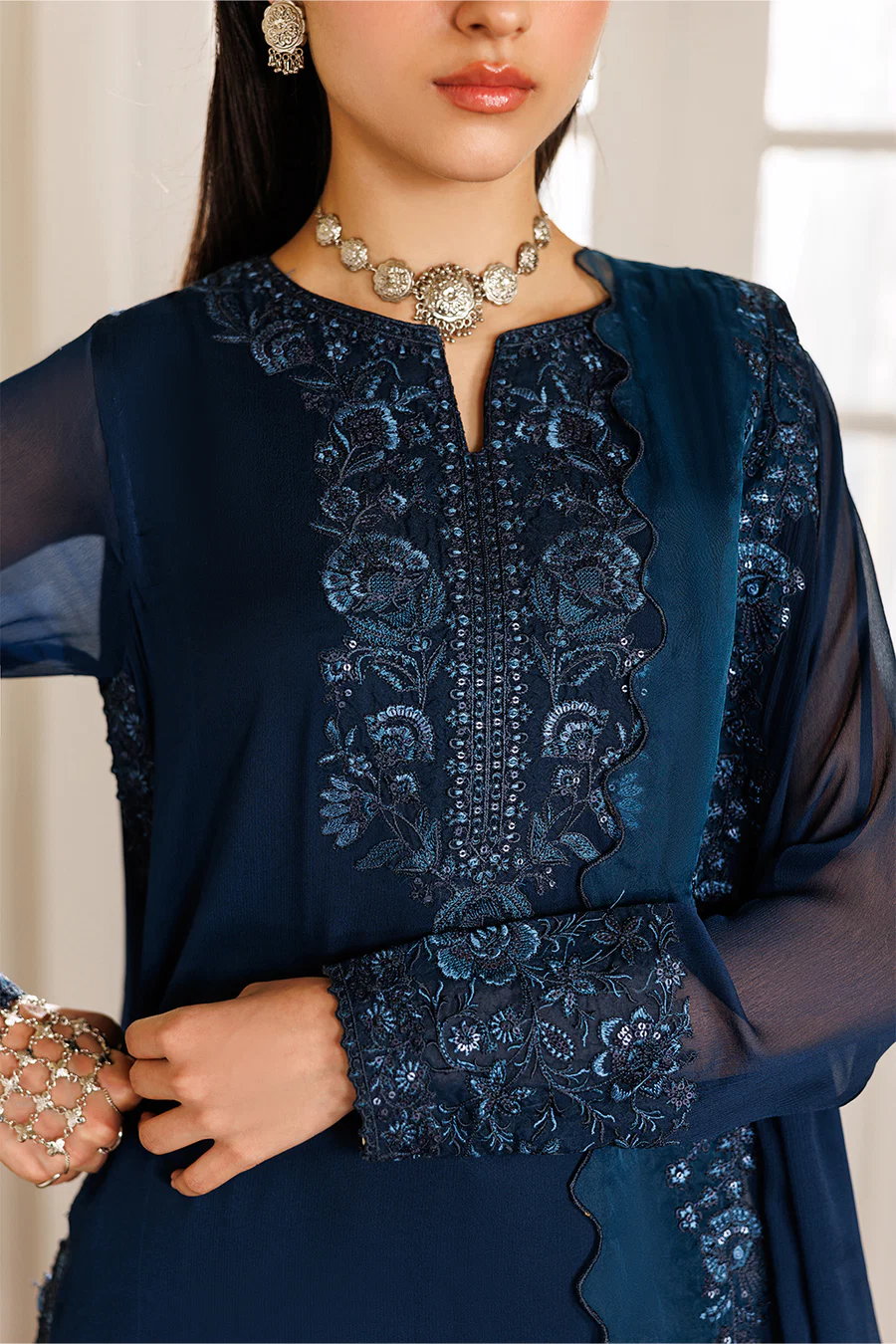 CC-94 Embroidered Chiffon - 2