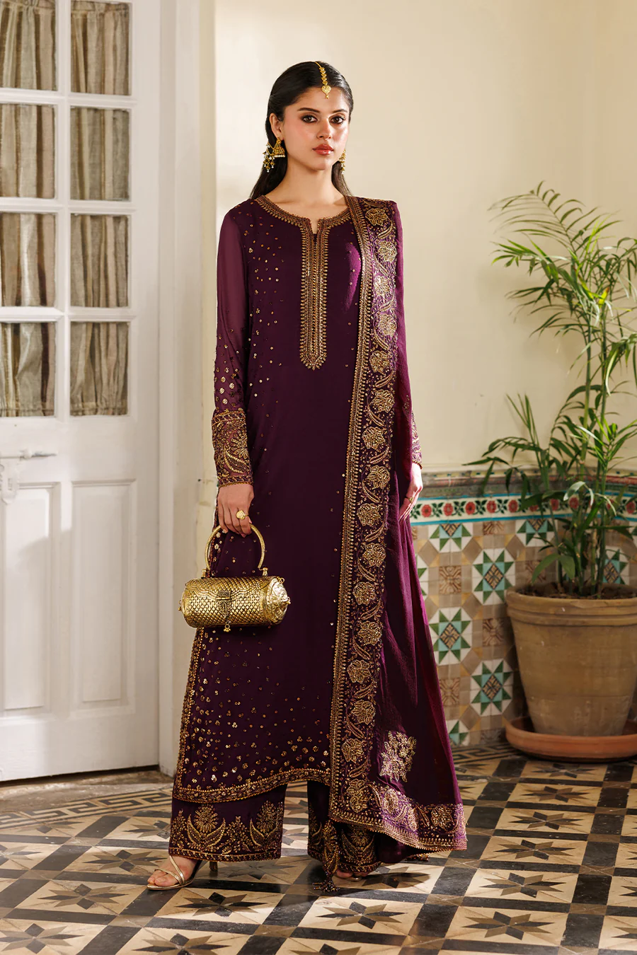 CC Premium Embroidered Chiffon