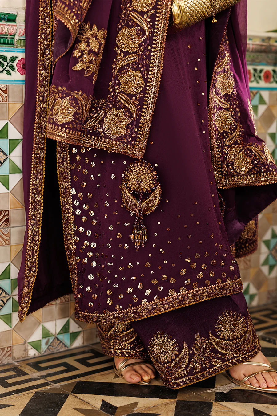 CC Premium Embroidered Chiffon - 4