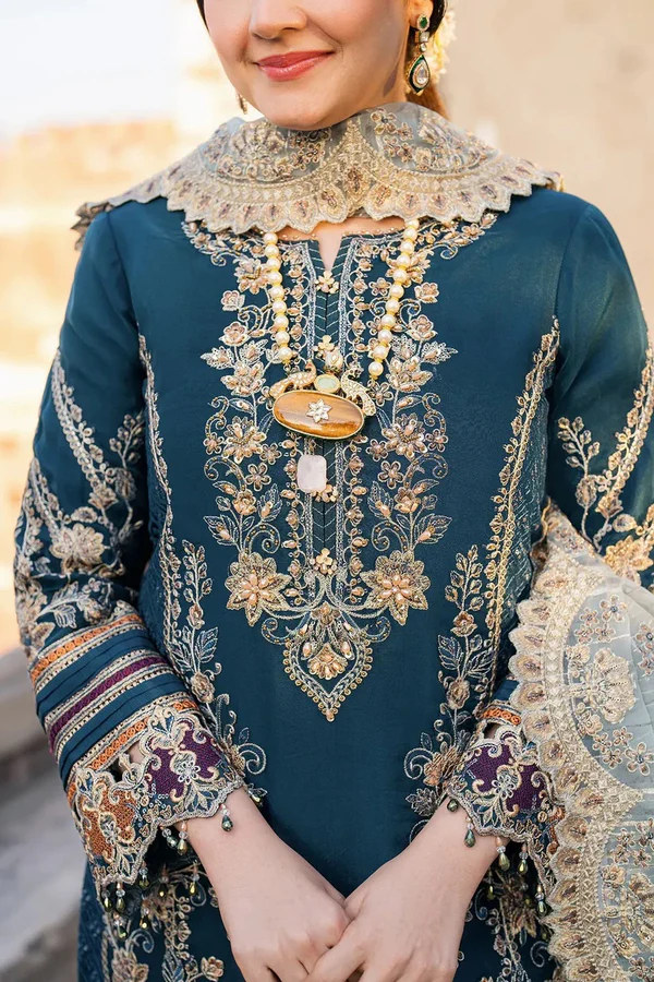 Chiffon Embroidered Unstitched 3 Piece - 3
