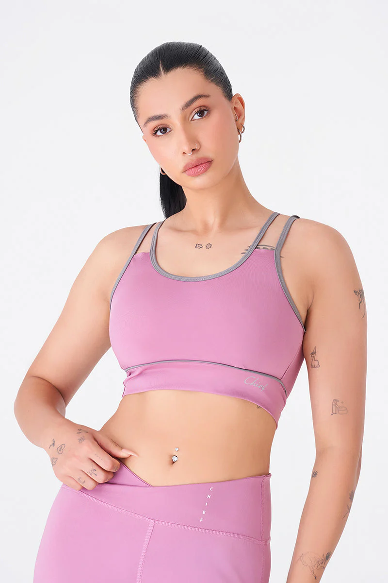Peach Sports Bra - 2