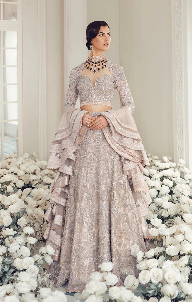 Suffuse IRIS Luxury Net Embroidered 3Pc Unstitched Suit ADARA AC-17