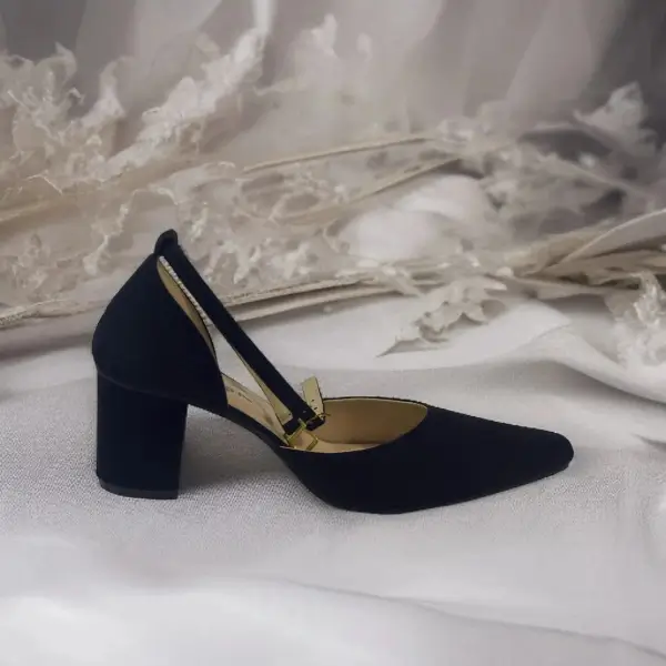 Black Block Heel Pump PIU_03 - 2