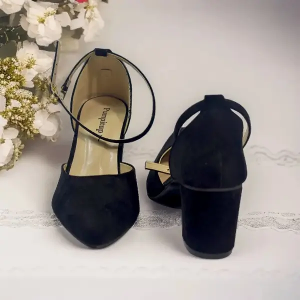 Black Block Heel Pump PIU_03 - 3