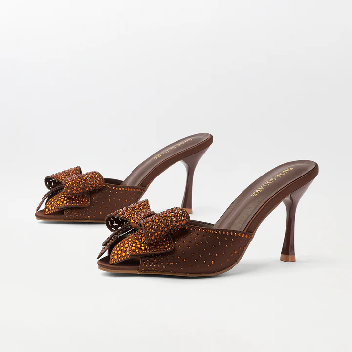 Embellished High Heel Sandals - CH323 - 3