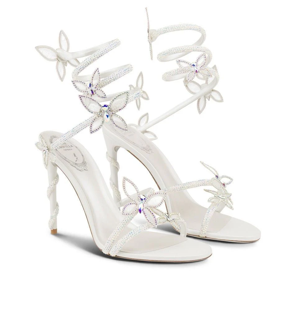 Jewelled Butterfly Heels - 2