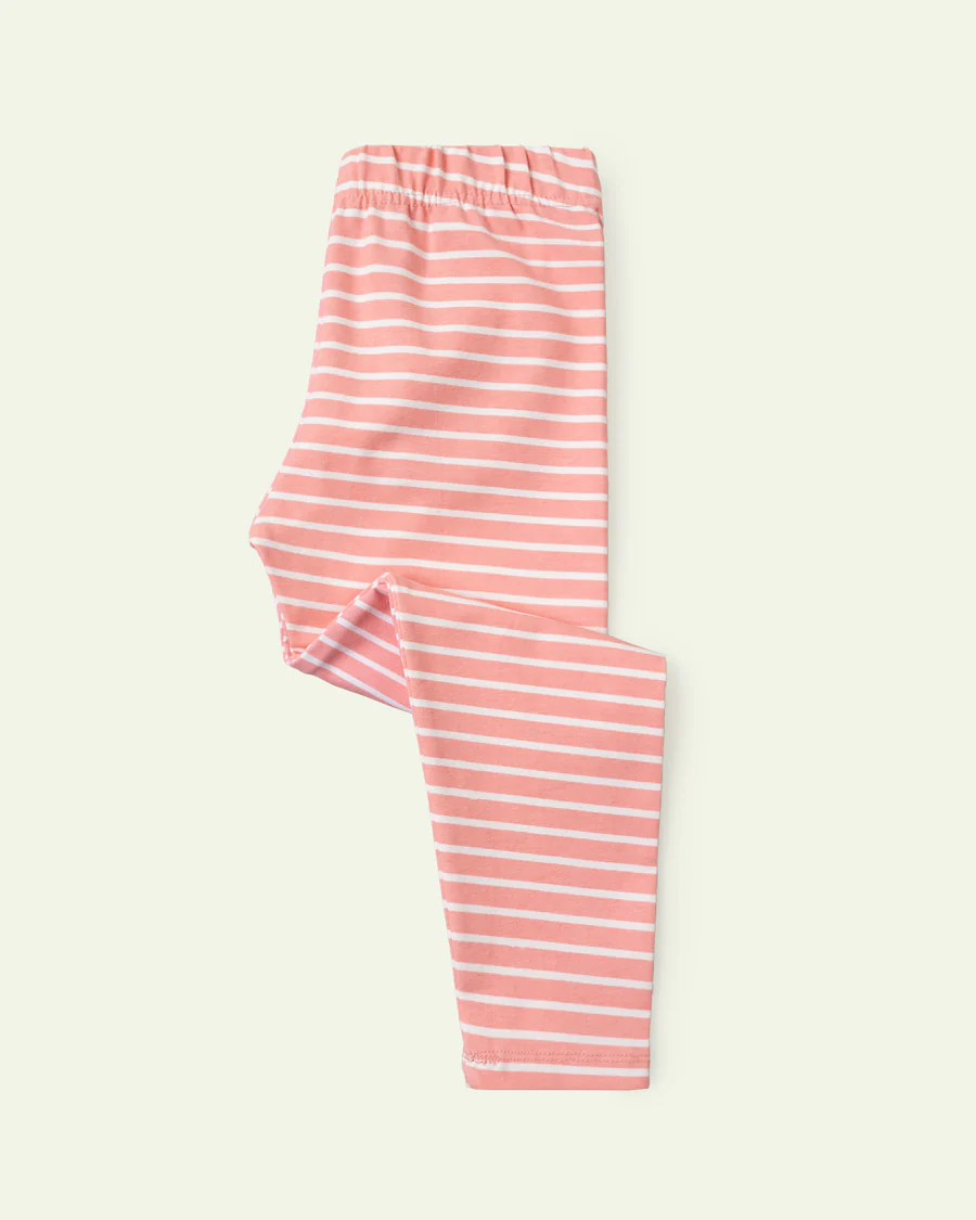 Pink Striped Tights