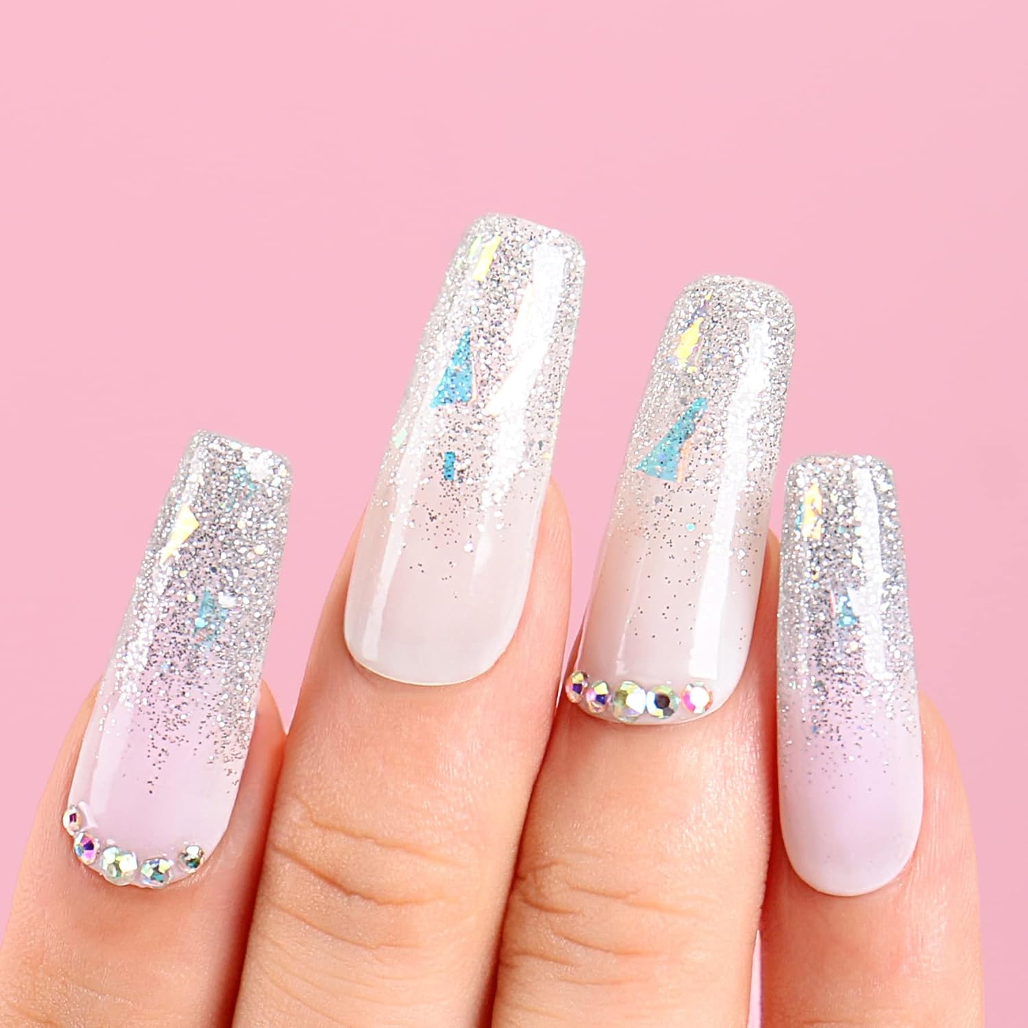 Silver Glitter Explosion (023) - 2